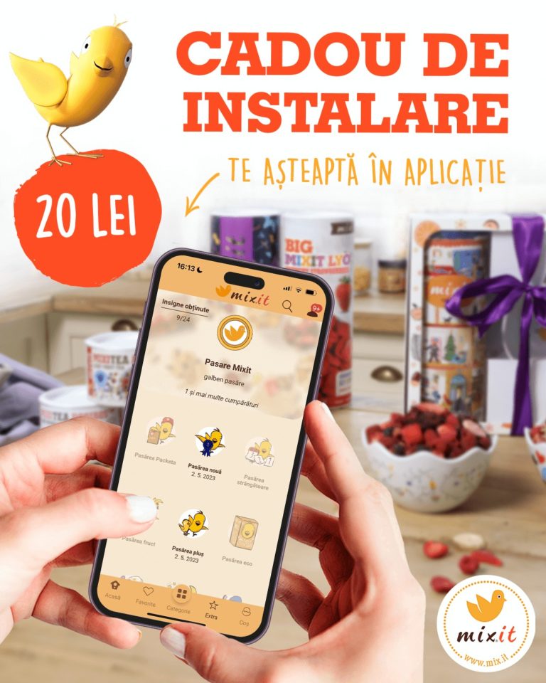 Aplicatia Mixit: credite cadou la instalare, comenzi rapide si sectiuni surpriza