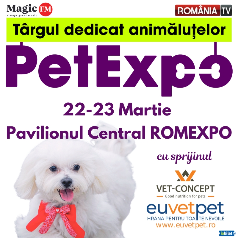 Banner PetExpo 2025 Romexpo 800px x 800px